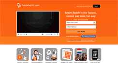 Desktop Screenshot of dutchpod101.com